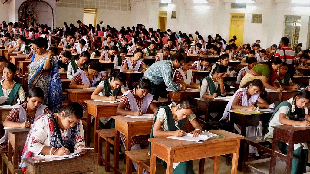 Representational image of students appearing for exams. 