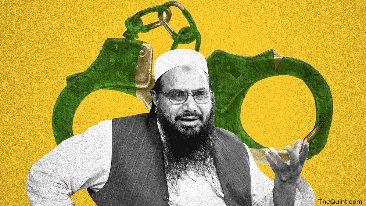 Hafiz Saeed’s detention by the Pak security establishment stems from Donald Trump’s threat. (Photo: Harsh Sahani/<b>The Quint</b>)