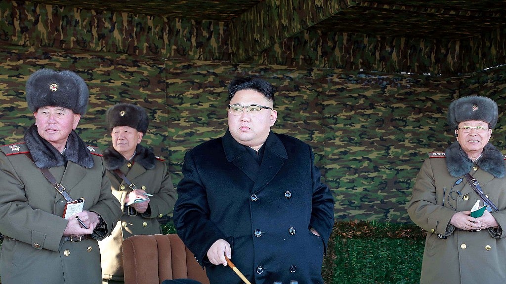 Kim Jong Un, supreme leader of North Korea. 