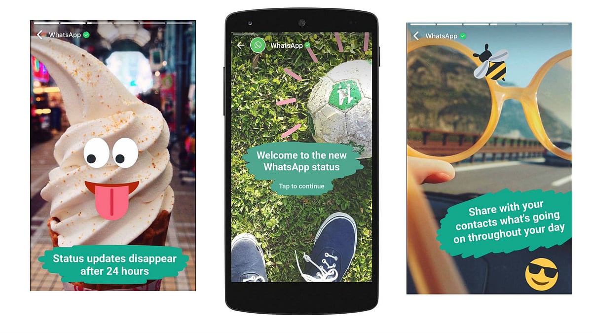 WhatsApp Status looks very much like Snapchat clone. (Photo: <b>The Quint</b>)
