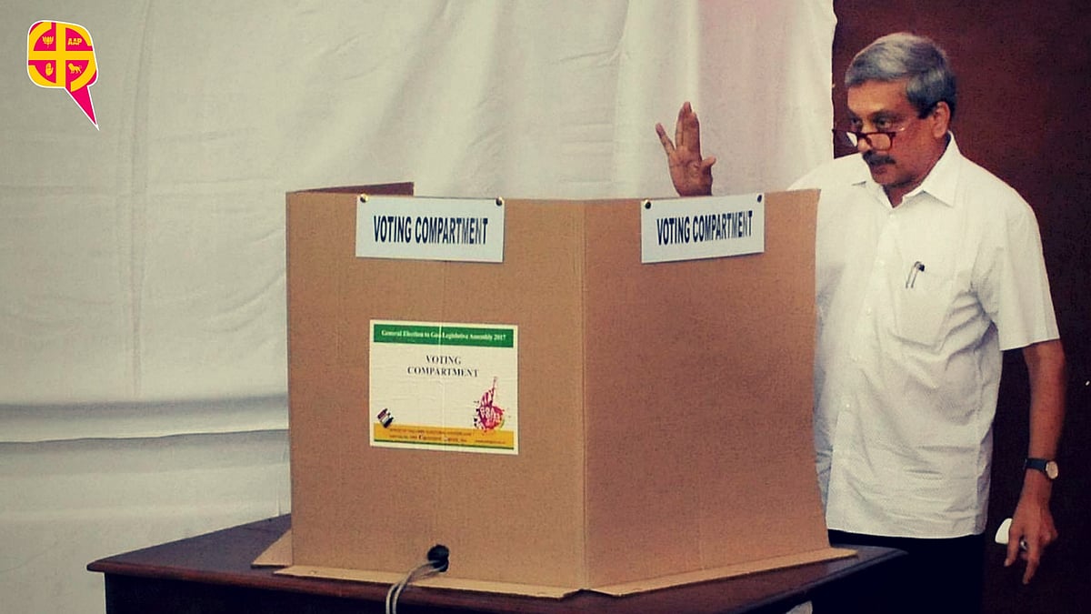 Doesn’t Manohar Parrikar look different? (Photo: PTI)