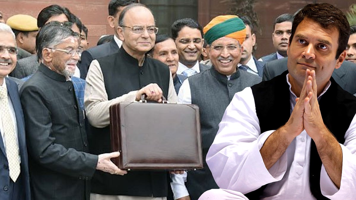 Congress Vice President Rahul Gandhi said the Budget does nothing for job creation. (Photo: <b>The Quint</b>)
