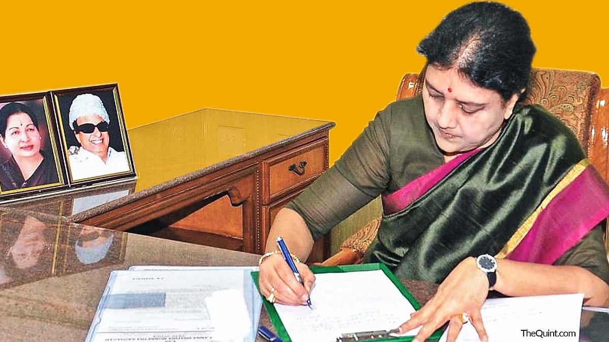 VK Sasikala (Photo: <b>The Quint</b>)