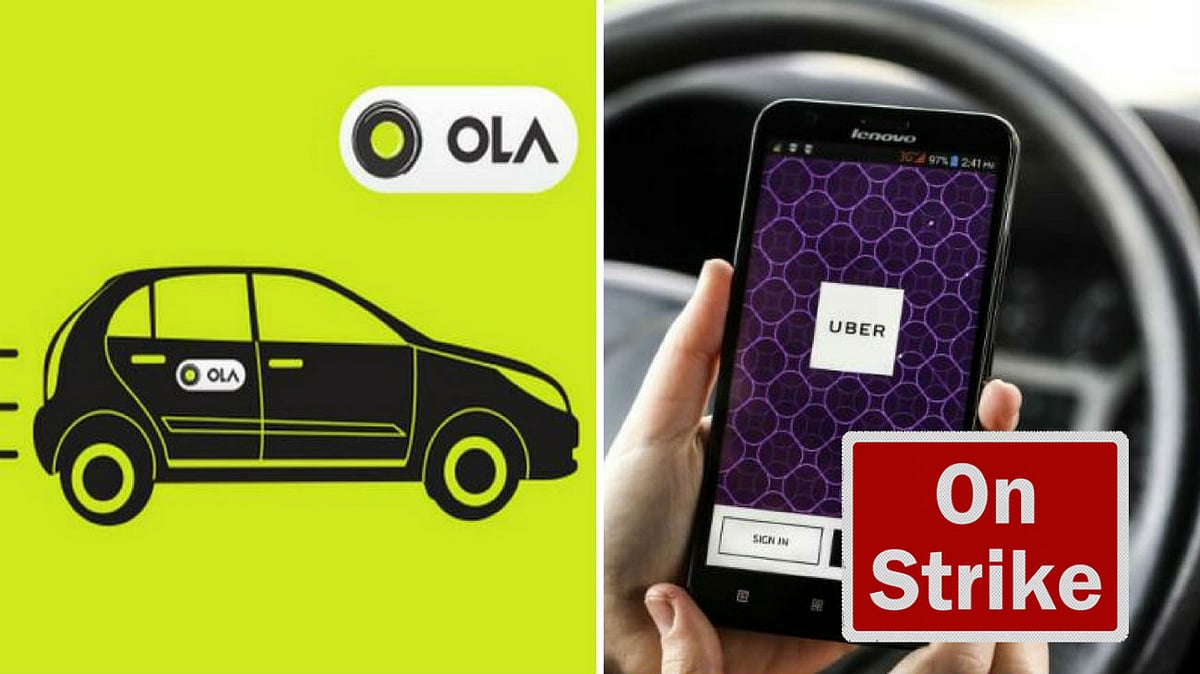 Ola and Uber drivers are on strike in the national capital. (Photo: <b>The Quint</b>)