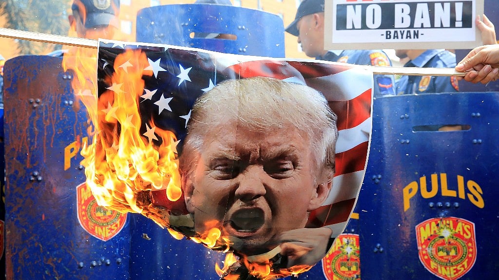 A US appeals court will hear arguments on Trump’s Muslim travel ban on Tuesday. (Photo: Reuters)