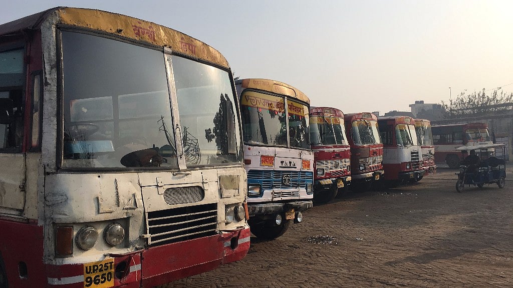 Bus <i>mein charcha</i> on UP Elections. Image for representational purposes.