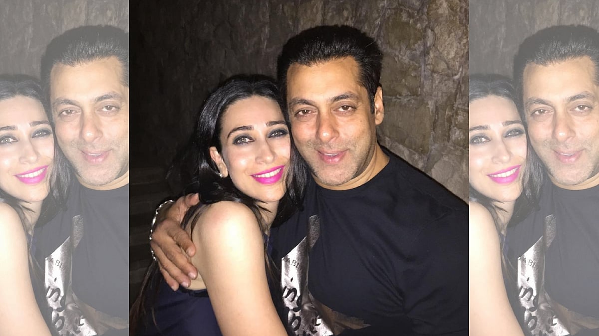 Salman Khan with Karisma Kapoor. (Photo courtesy: Instagram)
