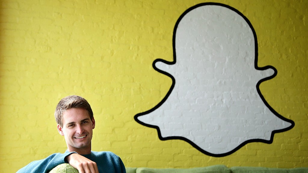 Evan Spiegel, Snapchat CEO. 