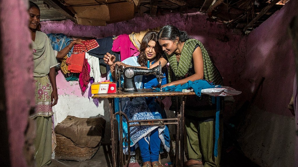 Priyanka Chopra on one of her UNICEF missions. (Photo courtesy: <a href="https://www.linkedin.com/pulse/we-live-tough-times-i-have-hope-priyanka-chopra?articleId=6232609221884633088#comments-6232609221884633088&amp;trk=prof-post">LinkedIn/ priyankachopra</a>)