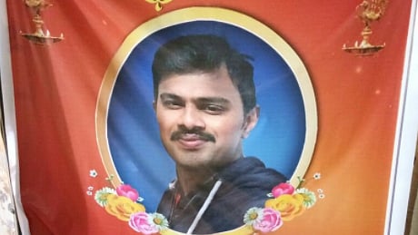 At Kuchibholta’s home in Hyderabad. (Photo: ANI)