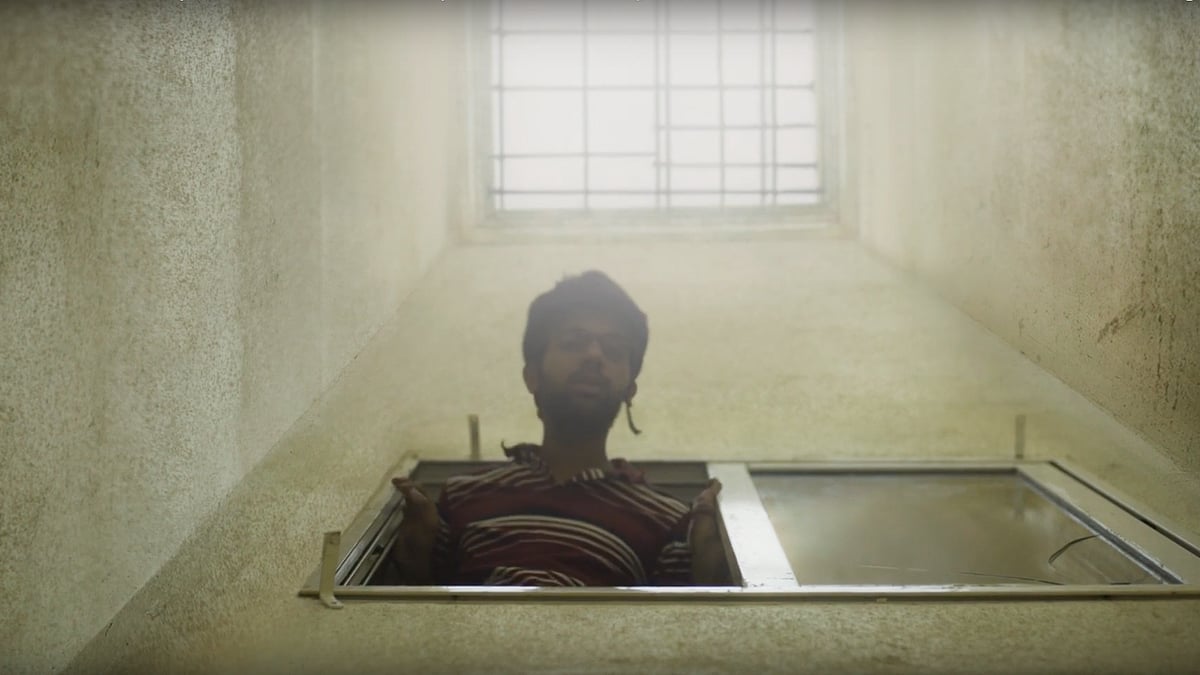 Rajkummar Rao looks for a way out in <i>Trapped. </i>(Photo courtesy: YouTube)