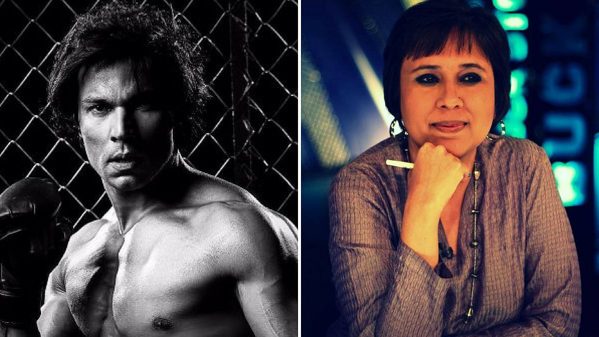 Randeep Hooda (left), Barkha Dutt (right) (Photo: <b>The Quint</b>)