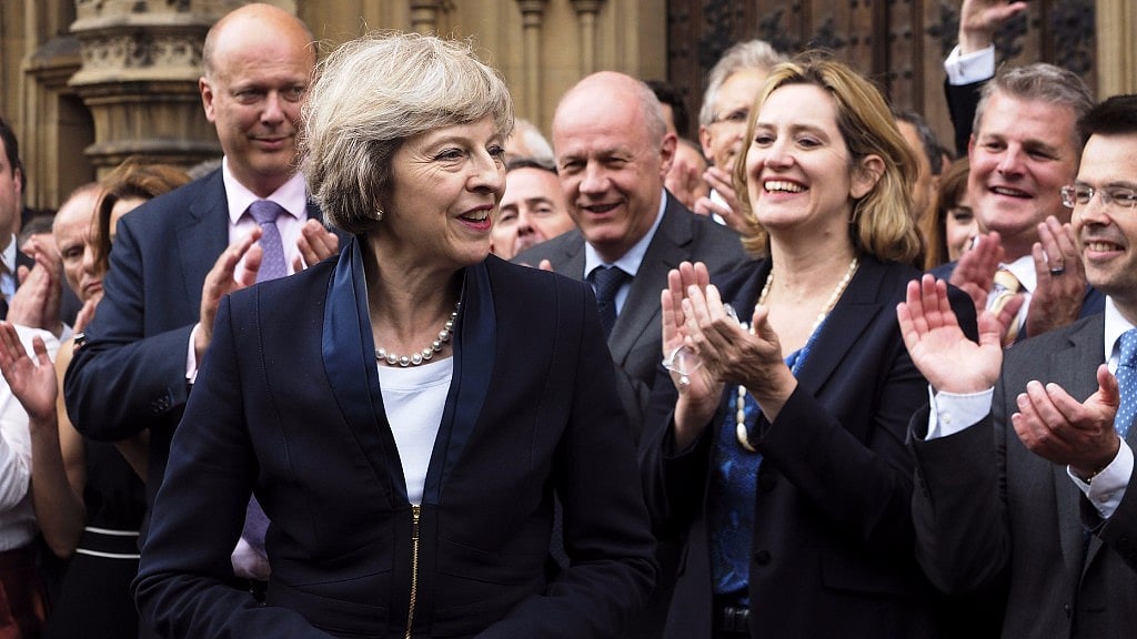 File image of British Prime Minister Theresa May. 