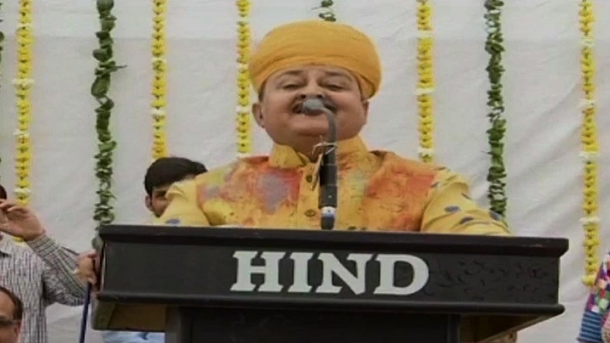 BJP PLA Bhawani Rajawat demanded that an airport be built in Kota. (Photo: ANI Screengrab)