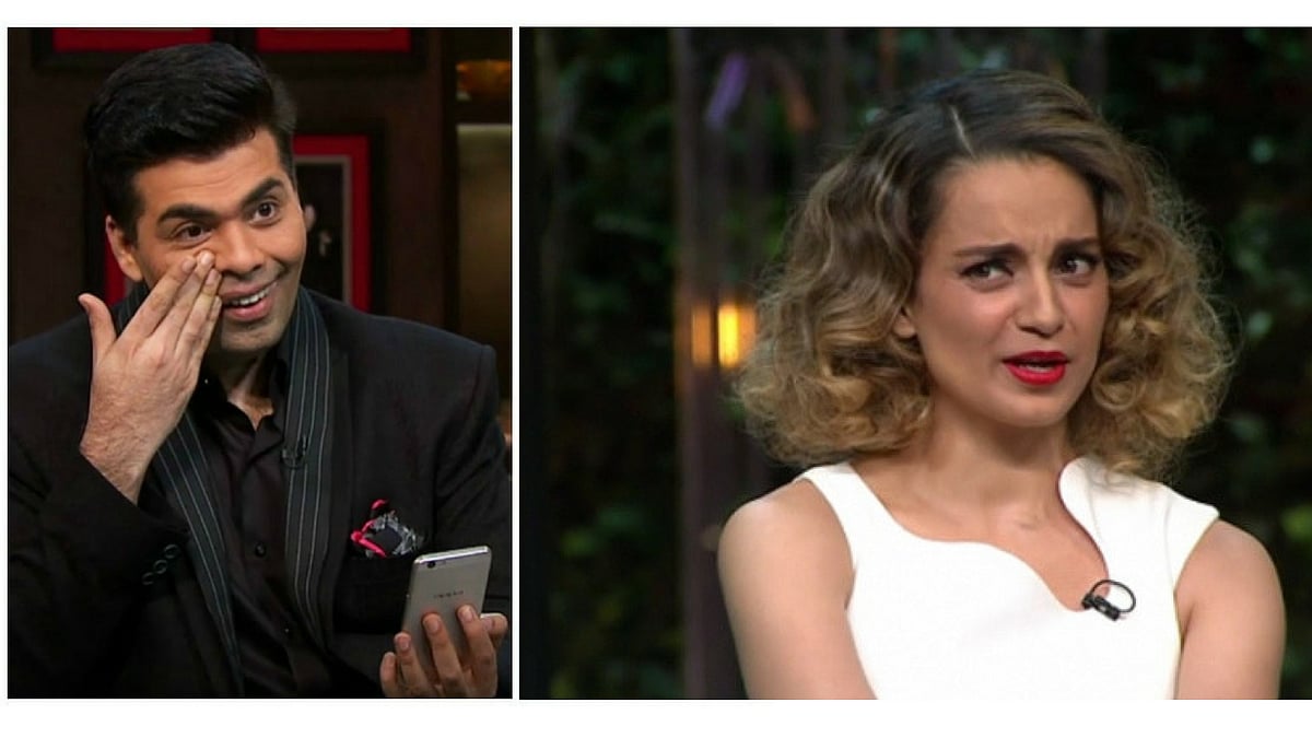 Karan Johar vs. Kangana Ranaut yet again.