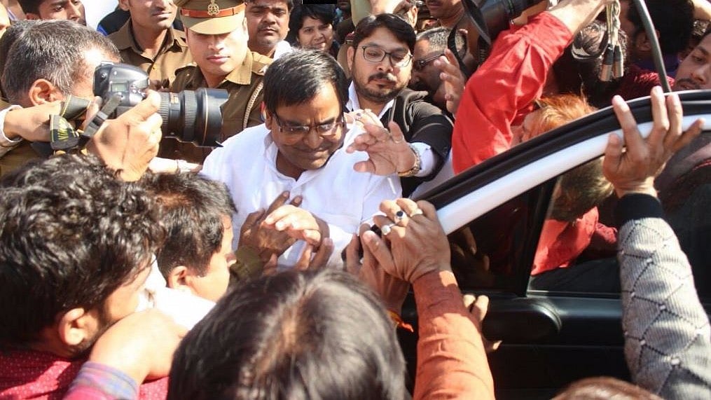 File image of Samajwadi Party leader Gayatri Prajapati. 