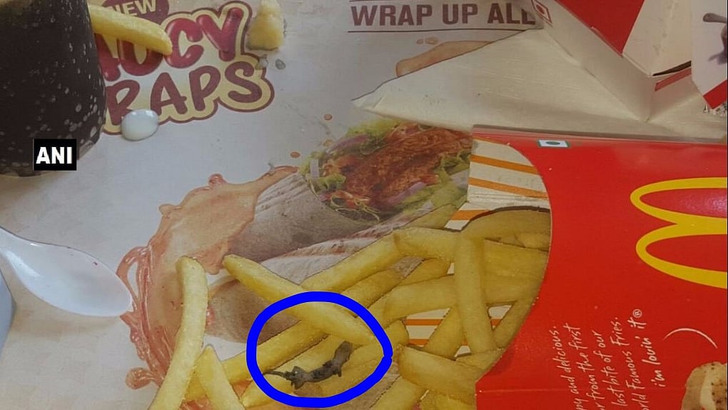 Priyanka Moitra, who allegedly found a lizard in her fries, has lodged a police complaint against the McDonald’s outlet. (Photo: Twitter/<a href="https://twitter.com/ANI_news/status/837558150068756481">ANI</a>)