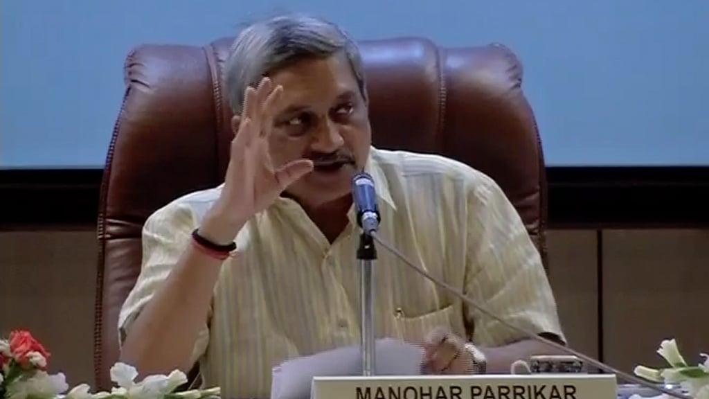 Union Defence Minister Manohar Parrikar. (Photo:  ANI)