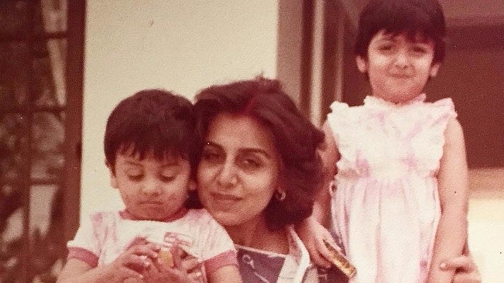 And we get to see little Ranbir Kapoor celebrating Holi! (Photo Courtesy: Instagram)