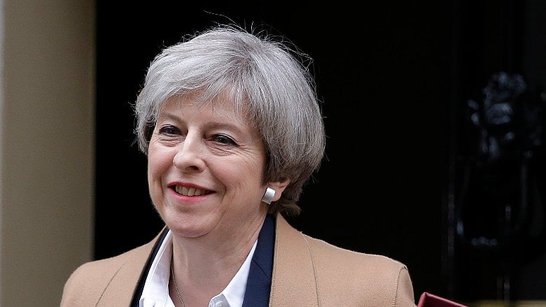 Britain’s Prime Minister Theresa May leaves 10 Downing Street on her way to Parliament, London, 29 March 2017. (Photo: AP)