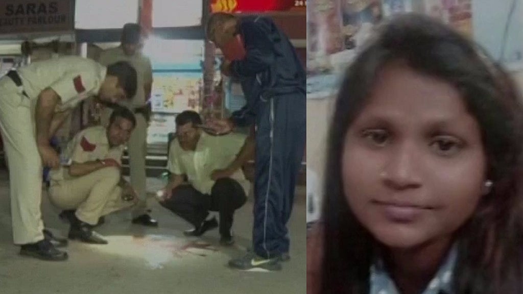 Gunjan was shot dead allegedly by her stalker in Gurugram on Monday night. (Photo: ANI Screengrab)