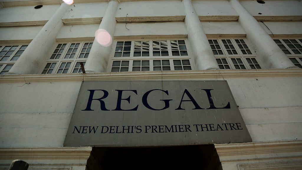 The iconic Regal Cinema in Delhi’s Connaught Place has become the latest target of cruel modernisation. (Photo: Shorbori Purkayastha/<b>The Quint</b>)