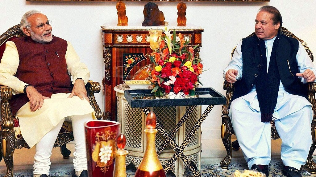 Prime Minister Narendra Modi and Nawaz Sharif. (Photo: PTI)