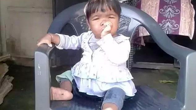 11-year-old Parishika from Assam is just 23 inches tall (Photo Courtesy-AP Screengrab)