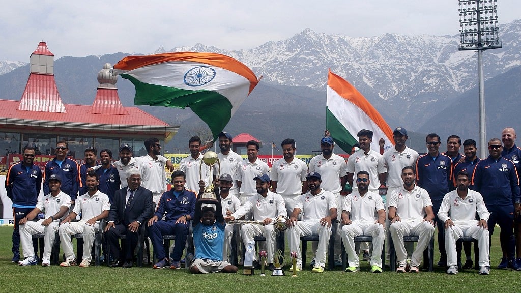 

With the Dharamsala win, India achieved the rare distinction of winning four consecutive Test series vs Australia in India since 2008. (Photo: IANS)