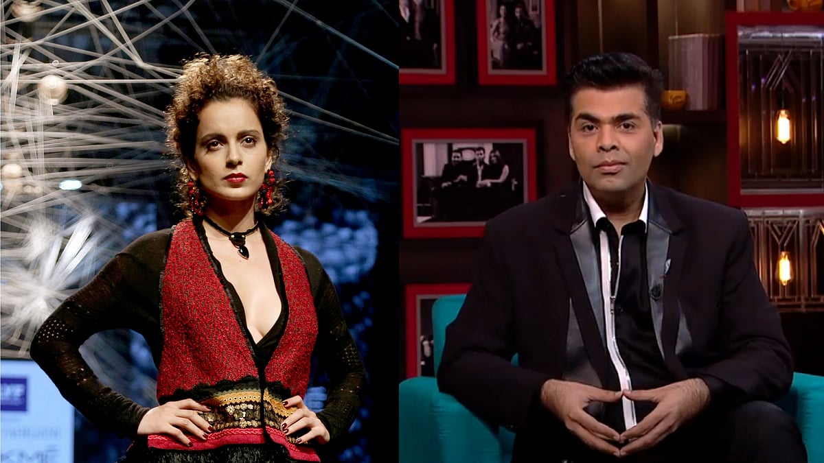 Are Kangana Ranaut and Karan Johar finally patching up? (Photo: Yogen Shah/ Hotstar)