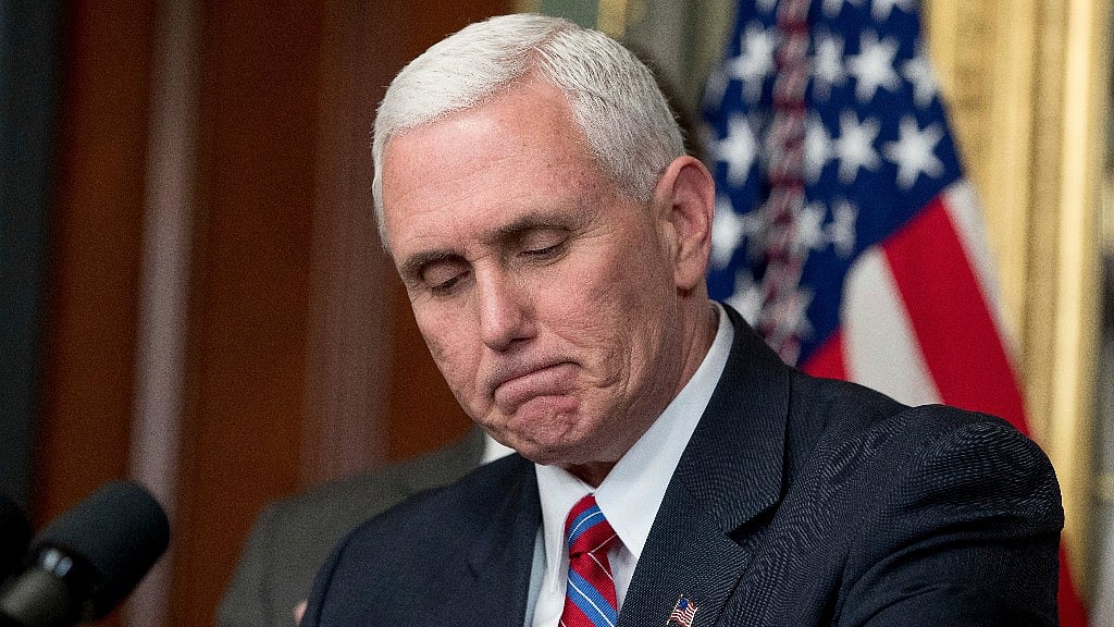 Vice President Mike Pence at Washington.&nbsp;