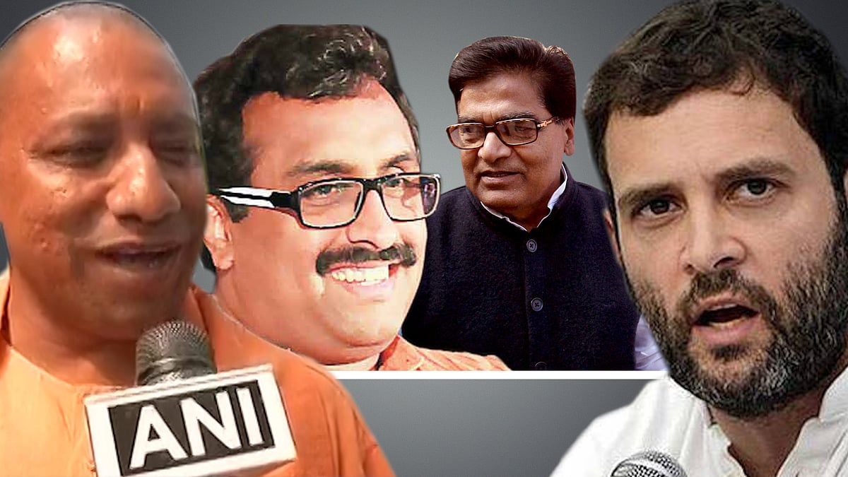 (Photo: ANI Screengrab/Altered by The Quint)