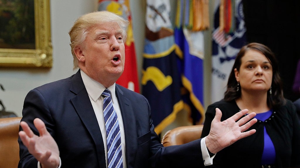 File Image of Donald Trump.&nbsp;