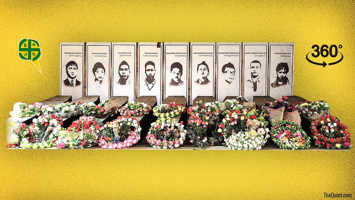 For more than 550 days, bodies of eight people who died during anti-government protests in Manipur’s Churachandpur district await burial. (Photo: Harsh Sahani/<b>The Quint</b>)