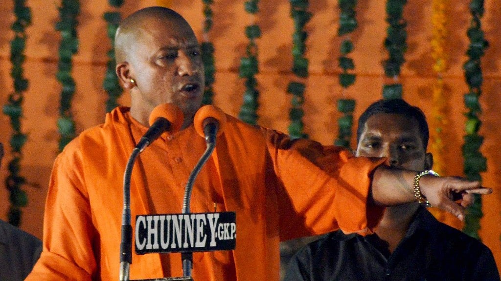 Uttar Pradesh Chief Minister Yogi Adityanath in Gorakhpur.