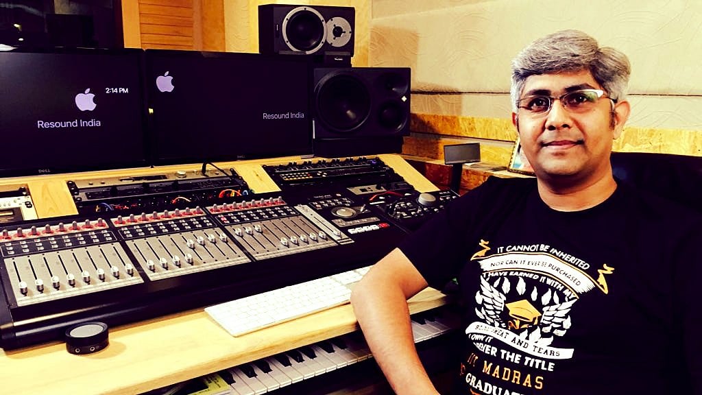 Sai Shravanam at Resound Studios. (Photo: Sai Shravanam)