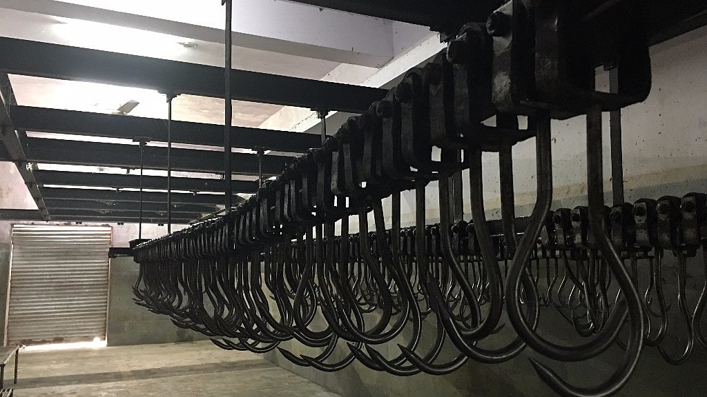 Although only illegal slaughterhouses have been targeted by the administration for now, there’s a deep sense of fear that even the licensed slaughterhouses might face the axe. (Photo: <b>The Quint</b>)