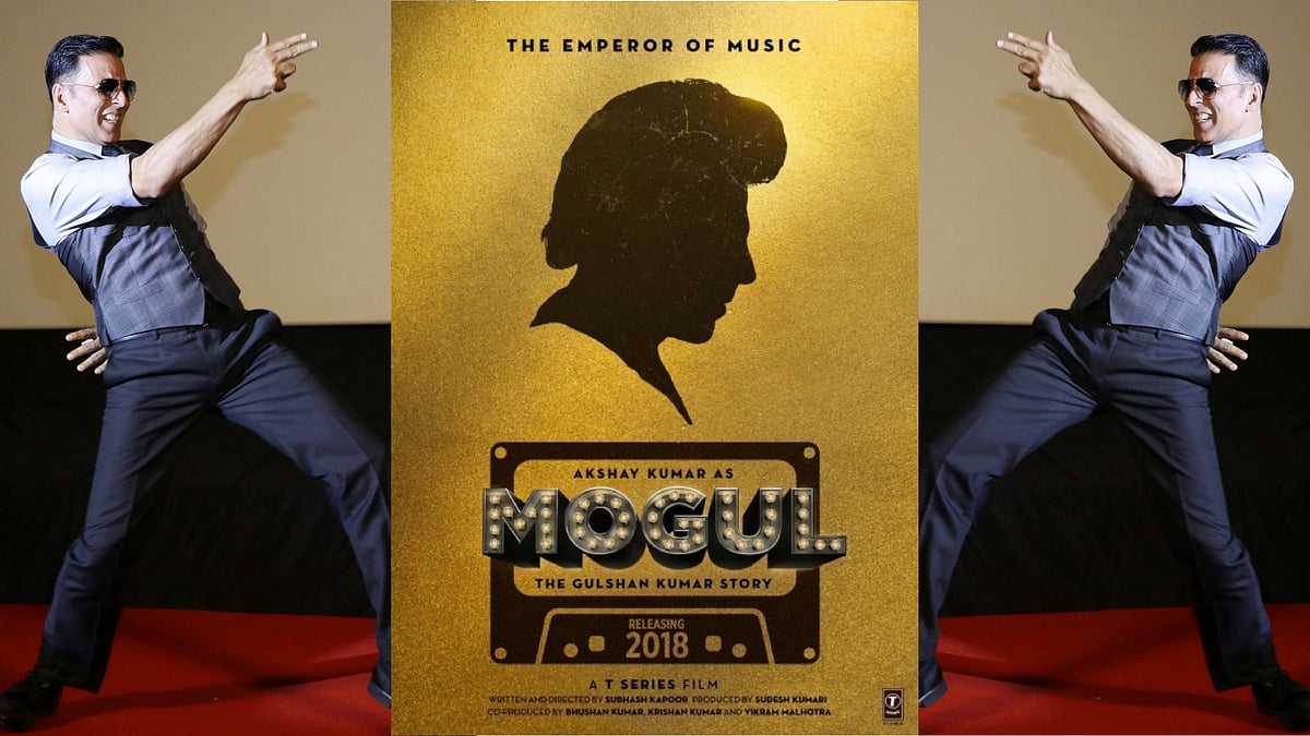 Akshay Kumar will be playing Gulshan Kumar in the upcoming <i>Mogul</i>. (Photo Courtesy: Twitter/Yogen Shah)