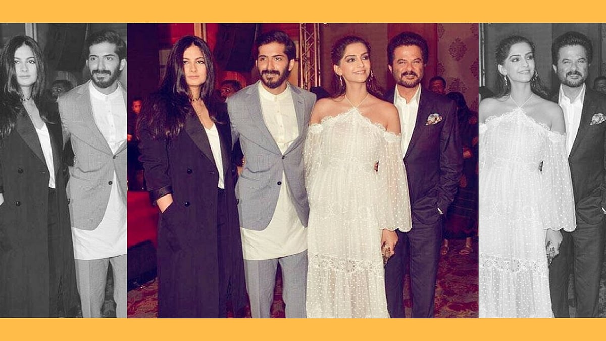Anil Kapoor with Sonam, Harshvardhan and Rhea. (Photo courtesy: Instagram)