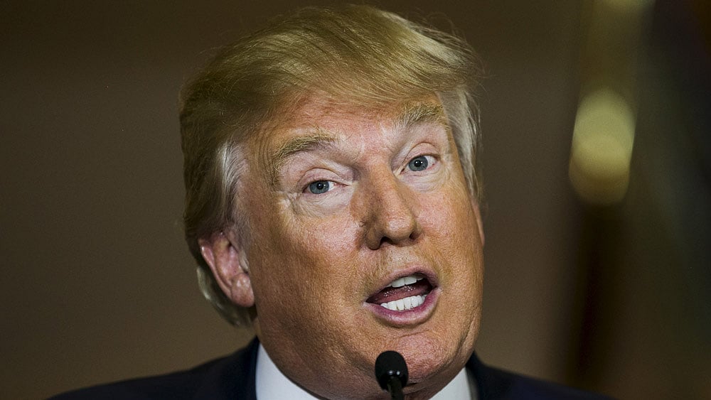 US President Donald Trump 