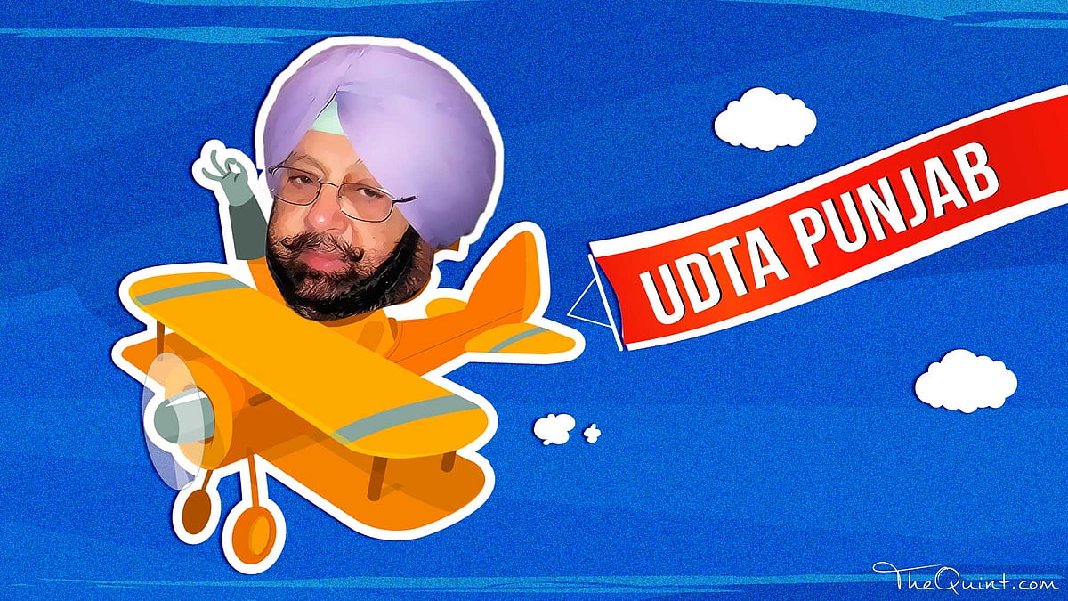 Congress leader and birthday boy Amarinder Singh has double reasons to cheer. (Photo Courtesy: Rhythum Seth/<b>The Quint</b>)