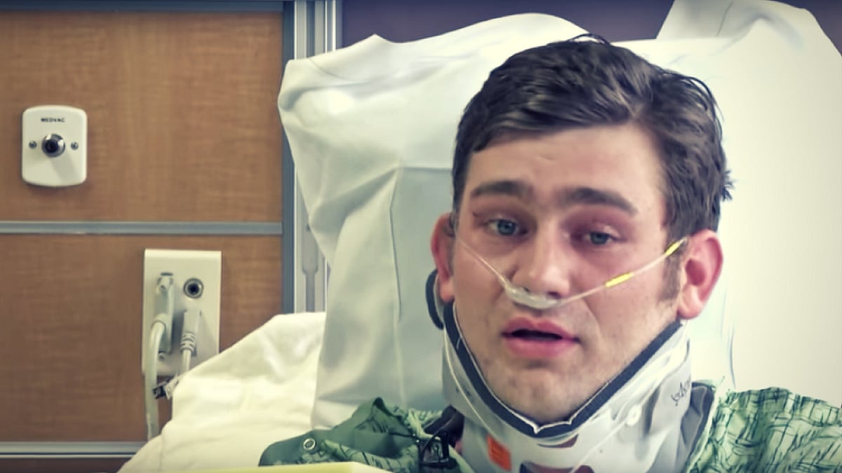 Ian Grillot was released from the hospital on Tuesday. (Photo Courtesy: YouTube/<a href="https://www.youtube.com/channel/UCEPoZX5aGC0rGnMqlMkJBxQ">KUHospital</a>)