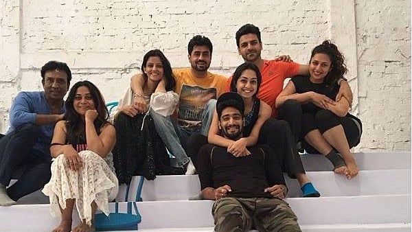 Practise session from the Nach Baliye 8 studio (Photo Courtesy: Instagram/@utkarsha_naik)