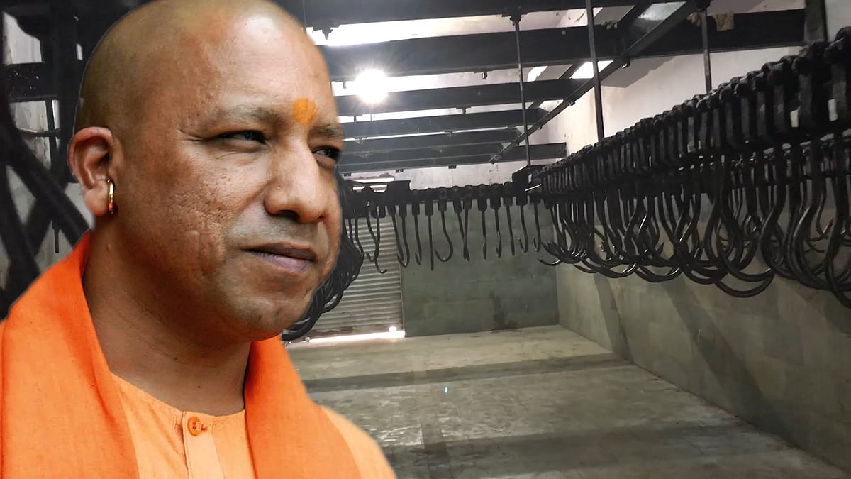 Yogi Adityanath. (Photo: Altered By <b>The Quint</b>)