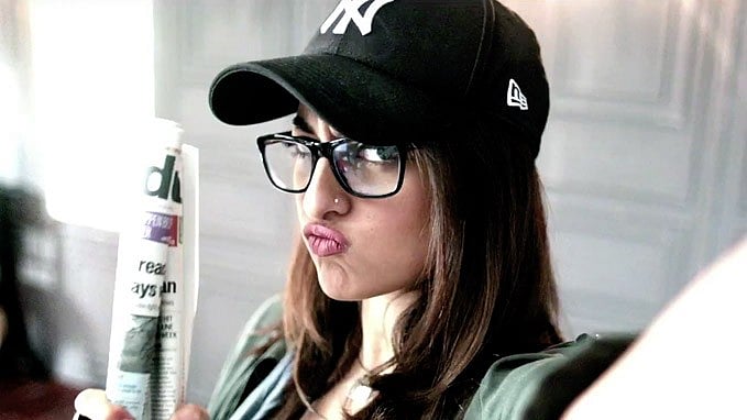 Sonakshi Sinha in a still from <i>Noor</i>. (Photo courtesy: Twitter)