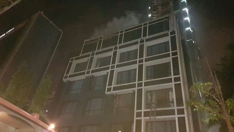 The fire broke out at the Golden Park Hotel early on Thursday morning (Photo: ANI)