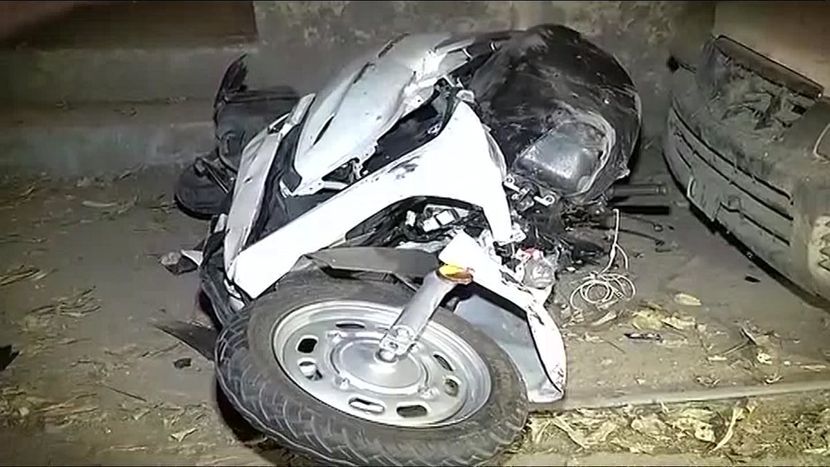 Police have initiated probe and are trying to identify the person behind the wheels from CCTV footage. (Photo: ANI)