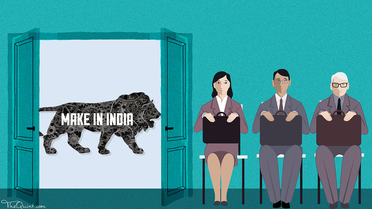 Fall in FDI flows and layoffs suggest ‘Make in India’ has failed to deliver. (Photo: Rhythum Seth/ <b>The Quint</b>)