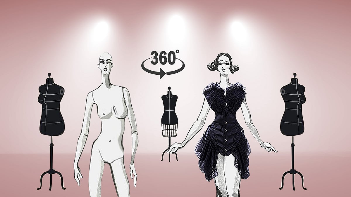 Behind the fashion industry are the mannequins which keep shrinking in size. (Photo Courtesy: Arjun Bhardwaj/<b>The Quint</b>)