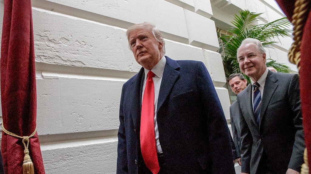 Donald Trump’s first 100 days in charge have been fairly tumultuous (Photo: AP) 